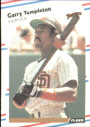 1988 Fleer Baseball Cards      598     Garry Templeton